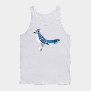 Blue Jay Digital Painting Tank Top